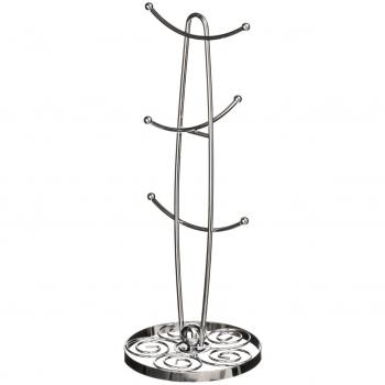 Chrome Tree Handle Mug – 6 Cup Set