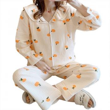 Pijamas de Algodón para Lactancia y Postparto