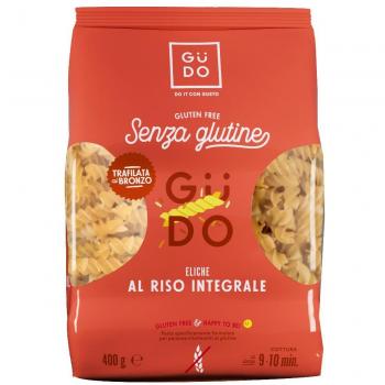 Gudo Pâtes Eliche de Riz Complet 400g