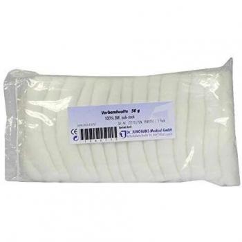 Verbandwatte 50 g 100% Baumwolle