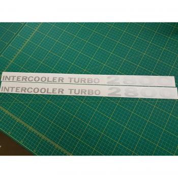 Mitsubishi L300 2800 W Intercooler Turbo – Pack double Otwhoo avec stickers Fit Pajero Shogun Gris
