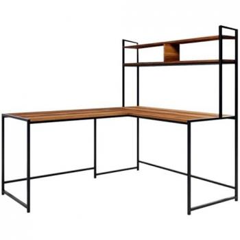 Bureau Corner Study – Aggloméré et Métal