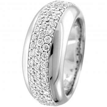 Silberring Trendor 64697 – Zirkonia‑Bling Damenmode