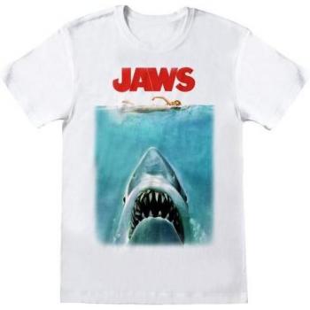 Acuático Aventura: Jaws Camiseta L Blanca
