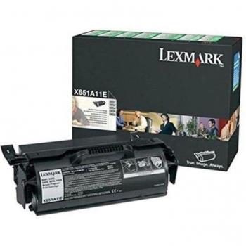 Cartouche Noir Lexmark X651A11E, 7 000 pages