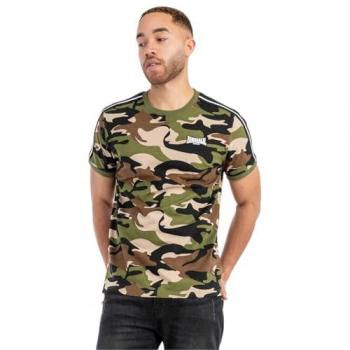 Lonsdale London Gunnista Short Sleeve T-Shirt, Camo Woodland, Size S