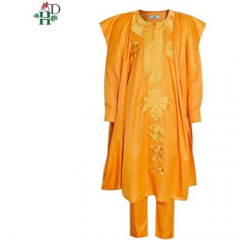 Tissu Traditionnel – Ensemble 3 pièces Hommes 2022