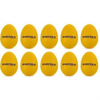 Bouteille à shaker d’œufs jaune robuste 10x Kirstein ES‑10Y
