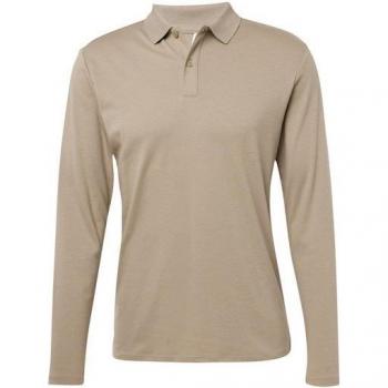 Polo Uomo Slim Maniche Lunghe – Colore Turchese