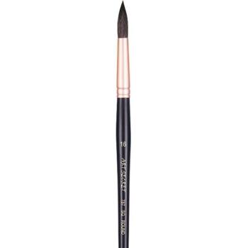 787R Watercolor Artist Brush, Wooden Handle & Brass Ferrule, Squirrel Hair