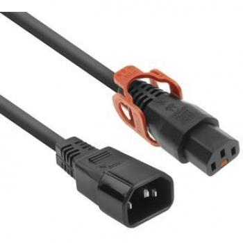 Cavo di Connessione 230V C13-C14 (IEC Lock) Nera 2,00 m – Power Cable