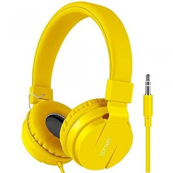 Gorsun Safe Sound Kids Headphones, Over Ear Wired Headset for Boys and Girls
