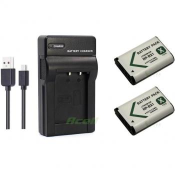 LCD USB Ladegerät für SONY NP-BX1 Akku