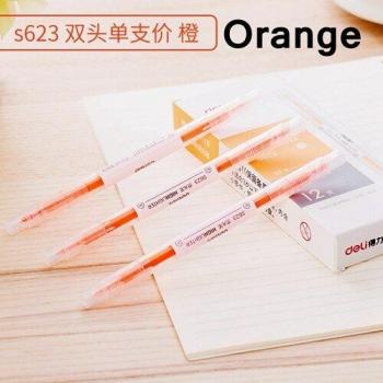 Deli S623 6-Color Double-Sided Highlighter