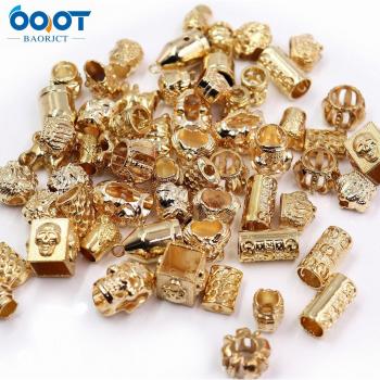 Assorted Gold Metal Bell Buttons, 50-Pack, DIY Sewing Projects