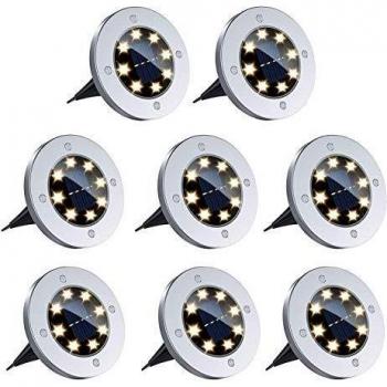 Luce VerdeScena 8 LED Solare Esterno