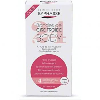 Byphasse 24 bandes de cire froide pour peaux sensibles