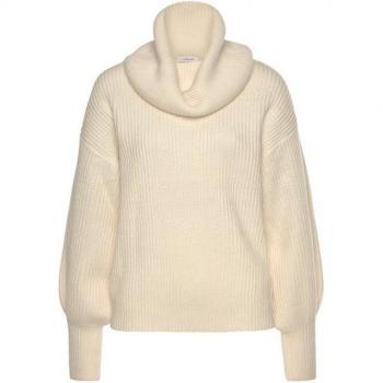 Eleganter Rollkragenpullover LASCANA für Damen, beige