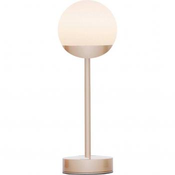 Newgarden Norai Slim Lampada da Tavolo LED, Ottone, Batteria Ricaricabile, Luce Calda, 30 cm