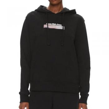 Calvin Klein Black Graphic Hoodie XL for Women