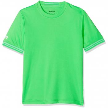 Wilson B Team Jungen Solid Crew, Grün, L, WRA770203 – Sportliche Junior Crew Grün L