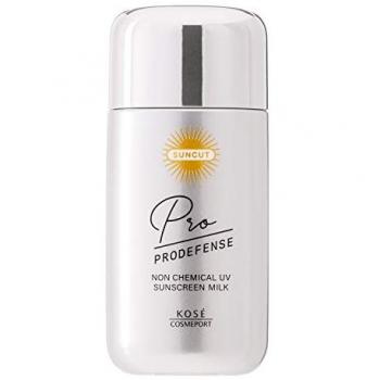 Kose Suncut Pro Defense Non-Chemical Formula Sunscreen UV Milk UV Absorber Free 60ml Unscented