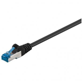 Goobay 0,25 m Cat6a S/FTP cable de red negro