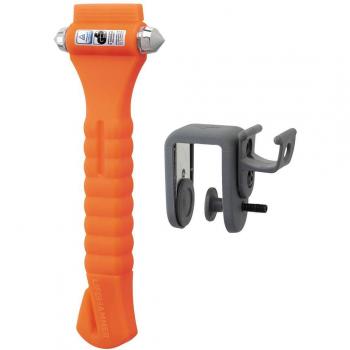 LifeHammer HCGO1QCSBX Martello di emergenza per rottura vetri e taglio cinture, dimensioni 18 x 7 x 2.5 cm