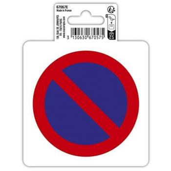 PVC panneau antidérapant stationnement interdit 10 cm