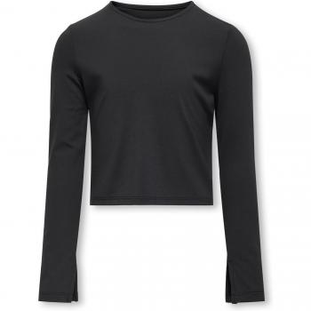 KOGEA Langarmshirt für Kids mit O-Neck und Schlitz