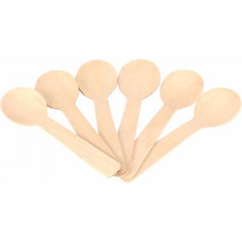 Vajilla de madera para bodas