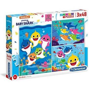 Clementoni Baby Shark Supercolor 48 Piece Puzzle