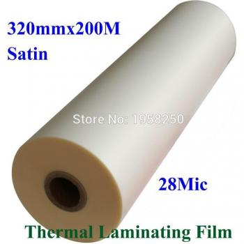 Láminas Bopp para laminación 1 28Mic 320mm x 200M