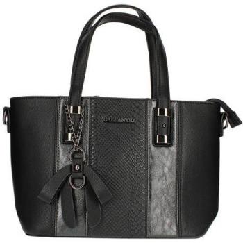 5‑Liter Krokodilhandtasche Gallantry – Schwarz