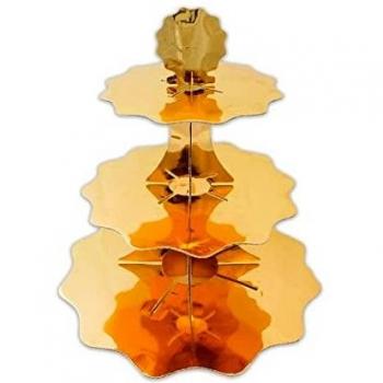 Natale Cupcake Holder Alzatina Oro