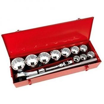 Juego de llaves cr‑v 1 Alyco en caja cromada mate