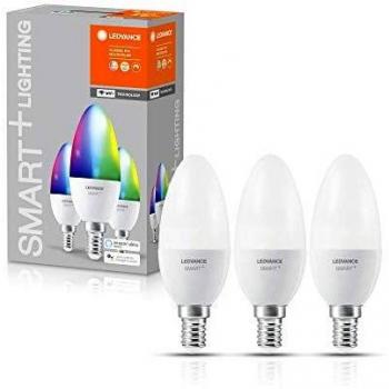 LEDVANCE Lampe LED E14 avec technologie WiFi et variations de couleur