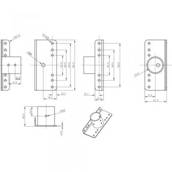 Dotlux Beleuchtungszubehör – Mastadapter 76 mm (LENSplus)