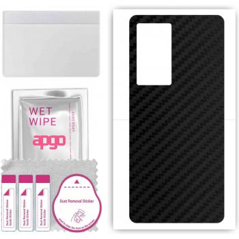Vivo X70 Pro Foil Finish Carbon Black Skin