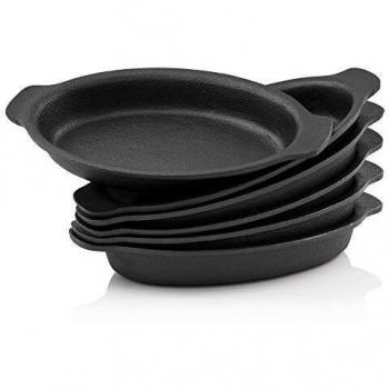 BBQ‑Toro Premium‑Gusseisen‑Servierpfannen-Set