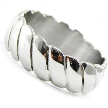 Stalen Ring 'Chorégraphie' zilver 60