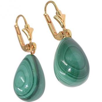 Firetti Silberschmuck‑Set – Ohrringe mit Malachite-Details