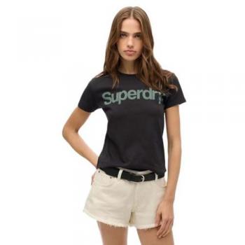 Black City Fitted T‑Shirt – Superdry Core, L/W