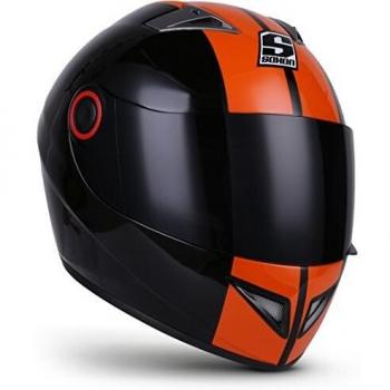 Casque moto Soxon ST-666, Noir/Deluxe Night, M