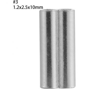 Kit Sertissage Cuivre & Inox – 100 Pièces, 8-10 mm, Ovale