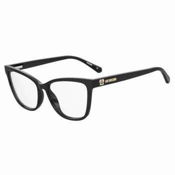 Moschino Love MOL615 54W Women’s Eyeglasses – Black (Blue‑Light Block)
