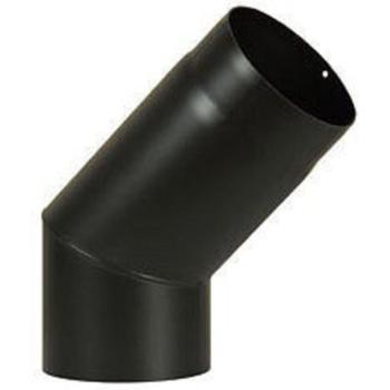 Coude 45° Intérieur Acier Aluminisé 16 cm