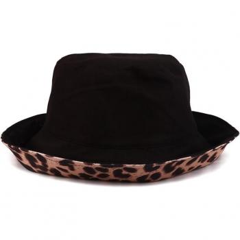 Leopard Pattern Flat Panama Outdoor Hat