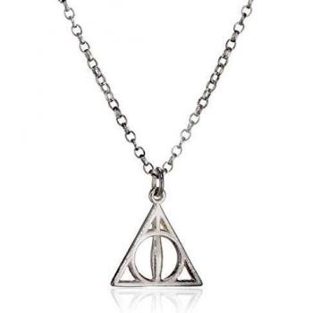Collar de plata con el emblema de Harry Potter