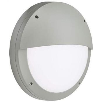 Knightsbridge Lighting LED Eyelid Bulkhead CCT Grey 230V IP65 18W